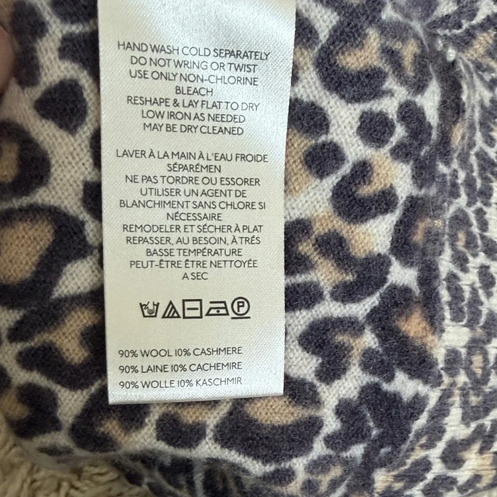 Free People Leopard Print Button-Front Women's Cardigan - Picture 6 of 6